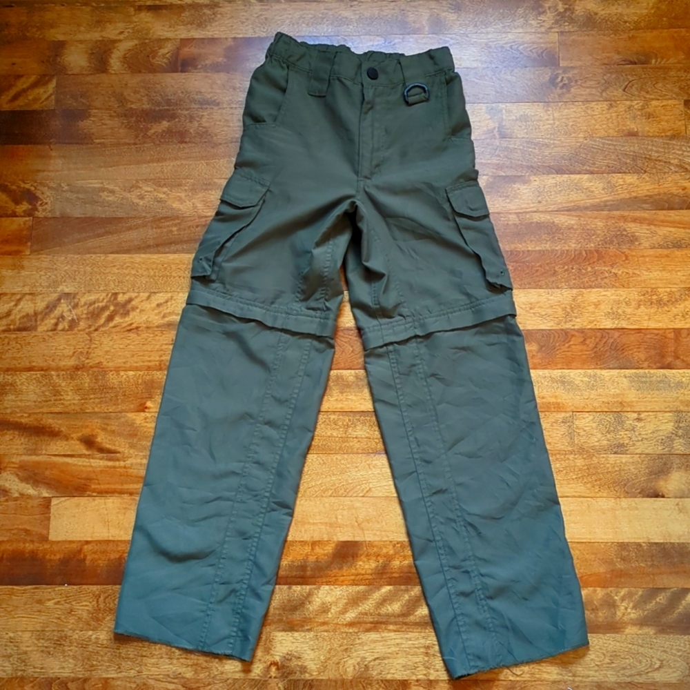 Kids Convertible Hiking Pants Youth Small (Est. Size 8-10) Boy Scouts of America